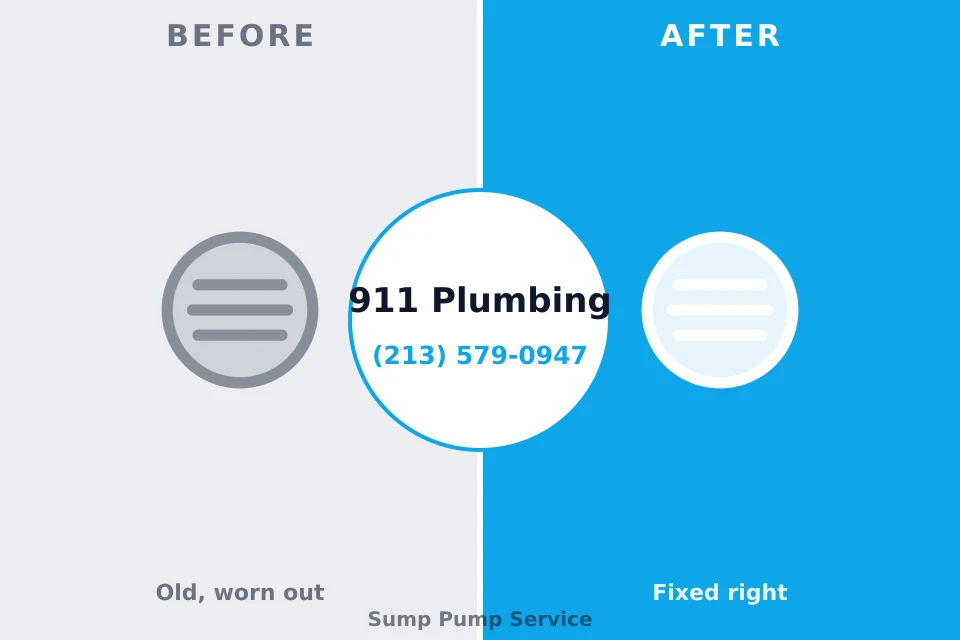 Before and after: plumbing repair Boiling Springs, PA